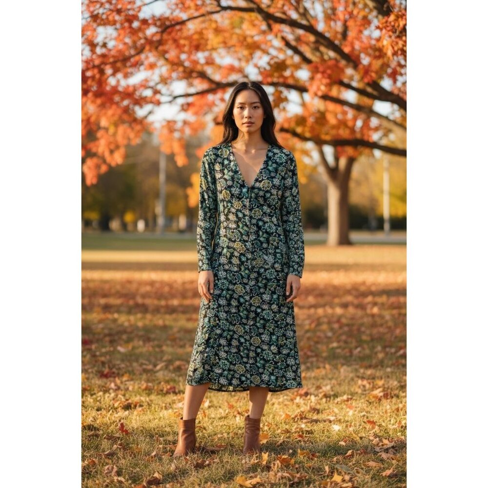 VOLCOM Women's Beau Beau dress SMALL